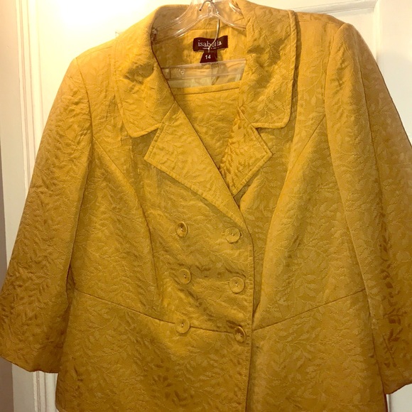 Isabella Dresses & Skirts - Beautiful Gold Isabella Skirt Suit